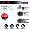 K-Tool International Ratcheting Torque Wrench, 1/2" Drive KTI72102